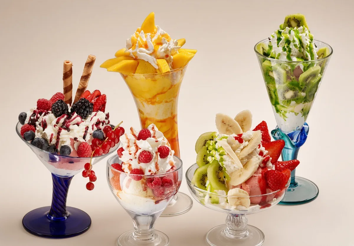 Eisbecher im Eiscafé Venedig Weingarten